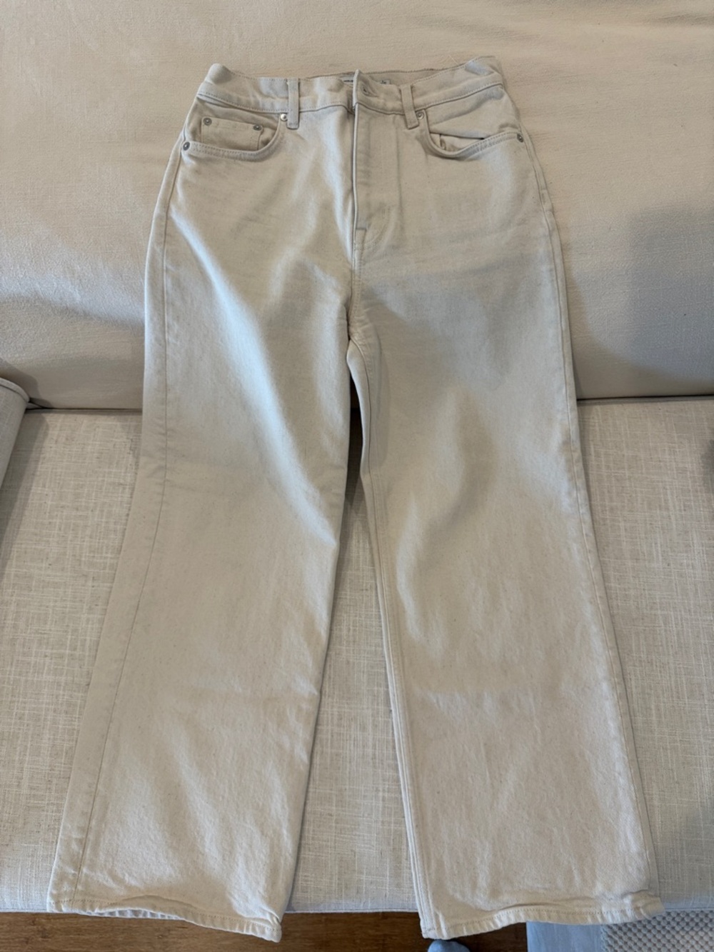 & Other Stories Cream Jeans
